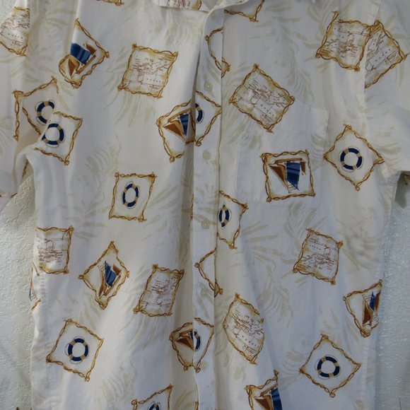 Natural Issue Shirt Sz L Nautical Sailboat Canada - Picture 3 of 14